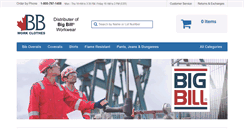Desktop Screenshot of bbworkclothes.com